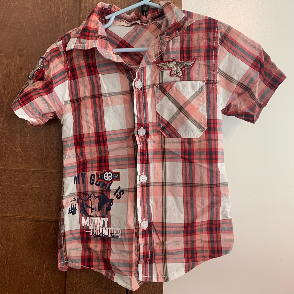 Boys button up shirt